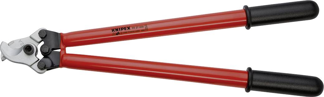 Knipex 95 27 600 VDE-Kabelschere Geeignet für (Abisoliertechnik) Alu- und Kupferkabel, ein- und mehrdrähtig 27 mm 150 mm² 5