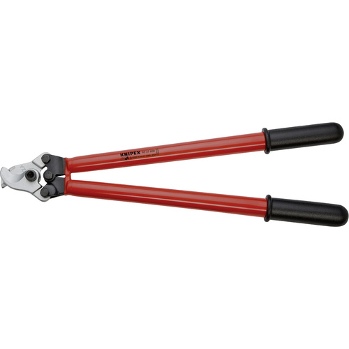Knipex 95 27 600 VDE-Kabelschere Geeignet für (Abisoliertechnik) Alu- und Kupferkabel, ein- und mehrdrähtig 27mm 150mm² 5