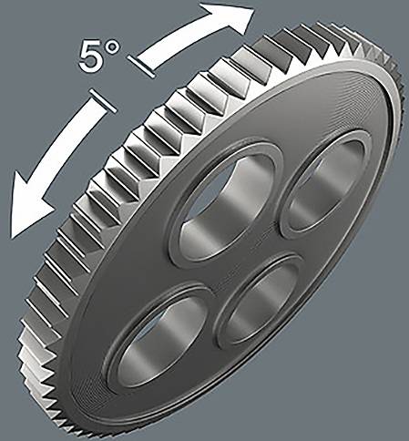 Wera 8000 A 05073260001 Umschaltknarre 1/4" (6.3 mm) 152 mm