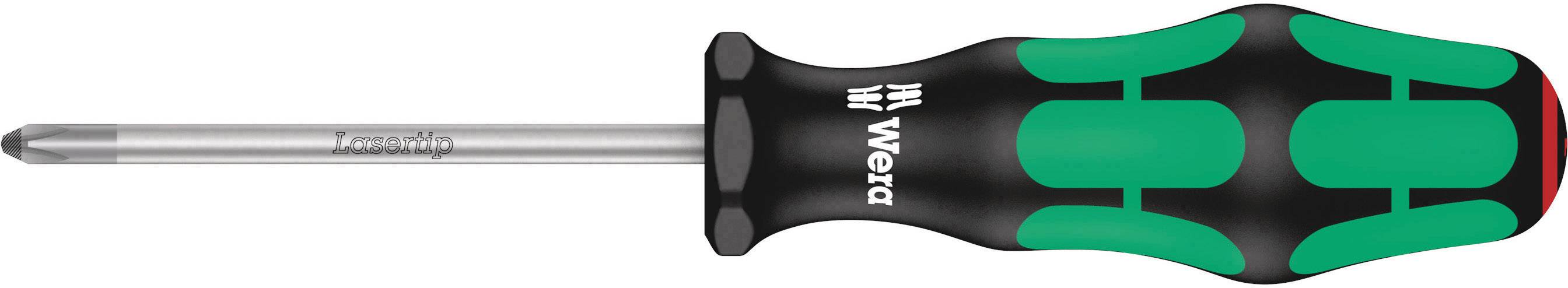 Wera 350 05008710001 Werkstatt Kreuzschlitz-Schraubendreher PH 1 Klingenlänge: 80 mm