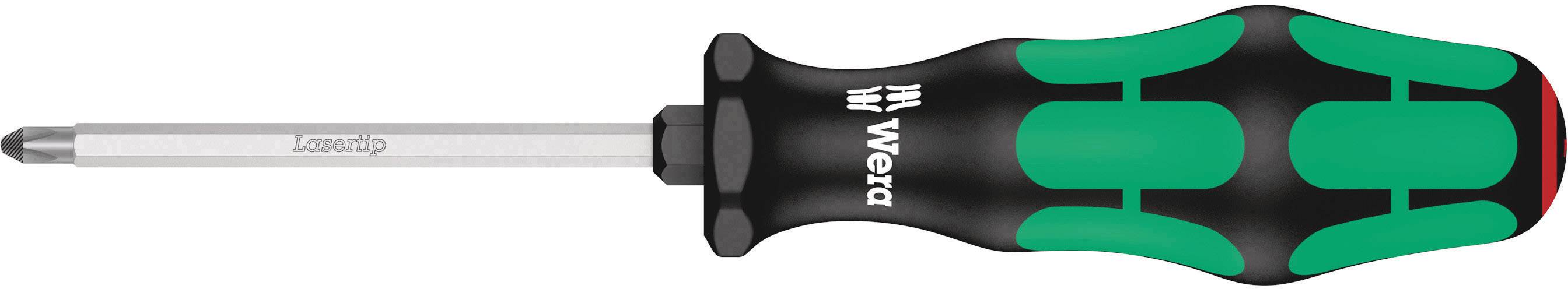 Wera 350 05008751001 Werkstatt Kreuzschlitz-Schraubendreher PH 1 Klingenlänge: 80 mm