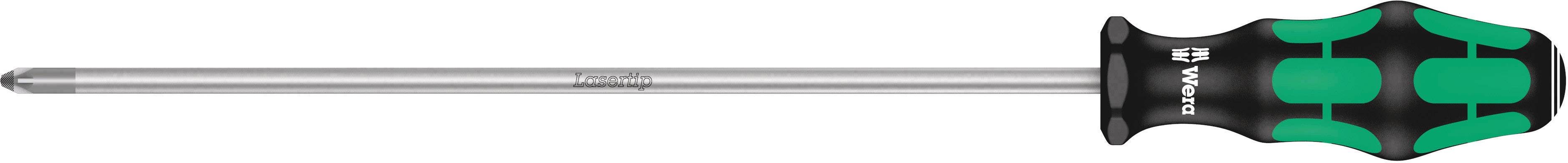 Wera 355 05347743001 Werkstatt Kreuzschlitz-Schraubendreher PZ 2 Klingenlänge: 250mm