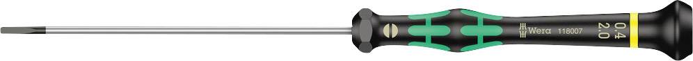 Wera 2035 Elektronik- u. Feinmechanik Schlitz-Schraubendreher Klingenbreite: 2mm Klingenlänge: 100mm