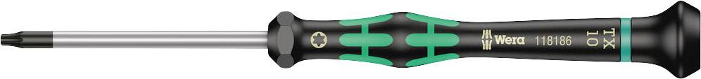 Wera 2067 Elektronik- u. Feinmechanik Torx-Schraubendreher Größe (Schraubendreher) T 10 Klingenlänge: 60mm 1St.