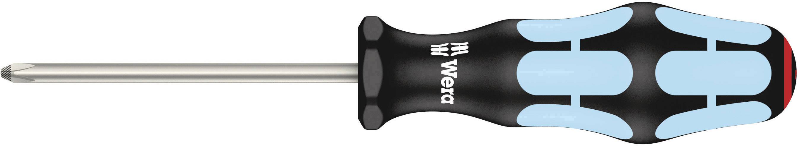 Wera 3350 05032021001 Werkstatt Kreuzschlitz-Schraubendreher PH 1 Klingenlänge: 80mm