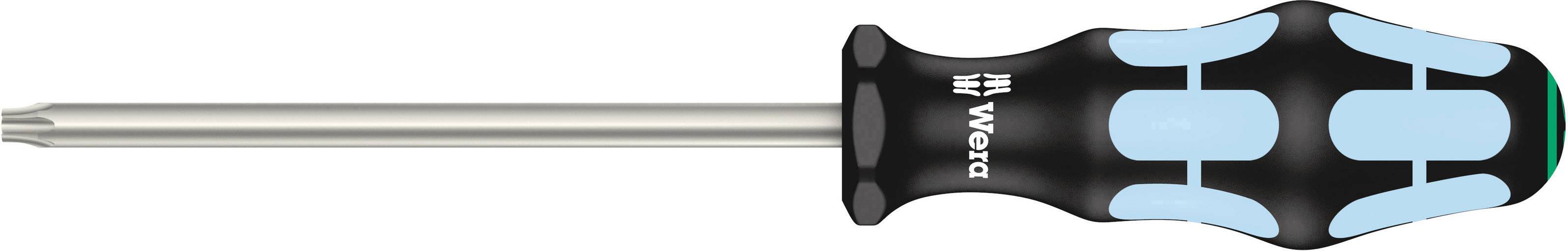 Schraubendreher mit ergonomischem Griff und silberner Klinge, geeignet für präzises Arbeiten und komfortable Handhabung.