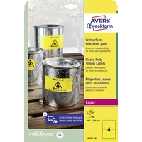 Avery-Zweckform Wetterfeste strapazierbare Folien-Etiketten L6127-20 (33,1 x 139 mm) Permanent haftend Polyester-Folie 80 Avery-Zweckform Wetterfeste strapazierbare Folien-Etiketten L6127-20 (33,1 x 139 mm) Permanent haftend Polyester-Folie 80