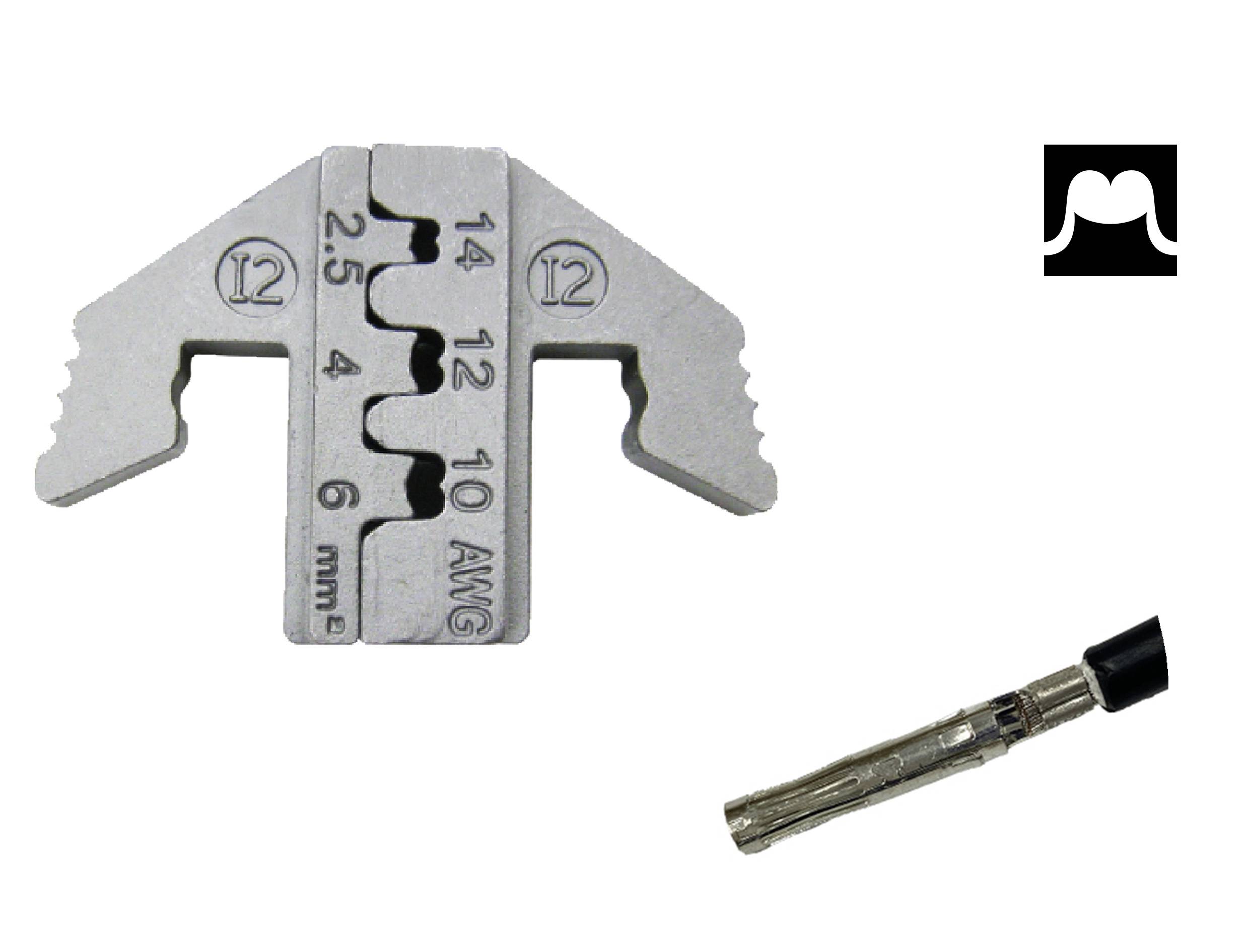 TOOLCRAFT PLE-0I2 Crimpeinsatz Solar-Steckverbinder geeignet für MC4 2.5 bis 6mm² Passend für Marke (Zangen) TOOLCRAFT PZ-500
