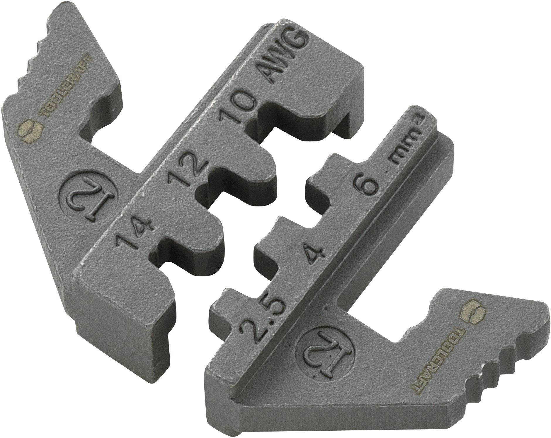 TOOLCRAFT PLE-0I2 Crimpeinsatz Solar-Steckverbinder geeignet für MC4 2.5 bis 6mm² Passend für Marke (Zangen) TOOLCRAFT PZ-500