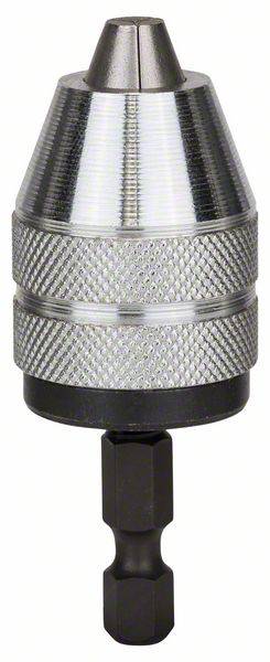 Bosch Accessories Schnellspannbohrfutter bis 10 mm, 1 bis 6 mm, 1/4 Zoll - Außensechskantschaft 260