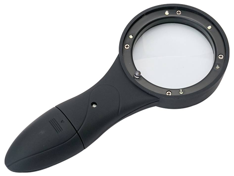 Donau Elektronik HLL4 Handlupe Vergrößerungsfaktor: 4 x