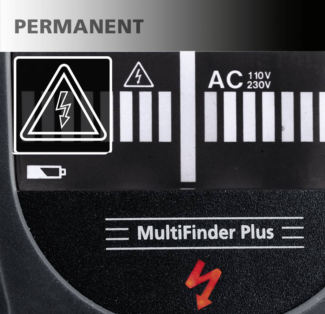 Laserliner Ortungsgerät MultiFinder Plus 080.965A Ortungstiefe (max.) 100 mm Geeignet für Holz, eisenhaltiges Metall, nicht eisenhaltiges Metall,