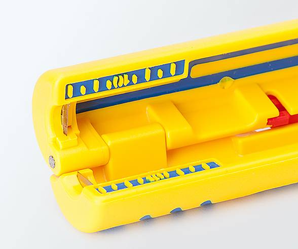 Jokari 30600 Secura Coaxi No.1 Kabelentmanteler Geeignet für Koaxialkabel, PVC-Rundkabel 4.8 bis 7.5 mm RG58, RG59