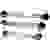 TOOLCRAFT 819162 Doppel-Ratschenringschlüssel-Satz 3teilig 8 - 19mm