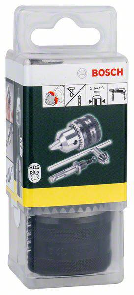 SDS plus-Adapter mit Bohrfutter, 1,5 - 13 mm Bosch Accessories 2607000982