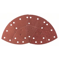 Bosch Accessories 2607017112 Multischleifpapier-Set mit Klett, gelocht Körnung (num) 40, 80, 120, 180 (L x B) 102mm x 62.93mm Bosch Accessories 2607017112 Multischleifpapier-Set mit Klett, gelocht Körnung (num) 40, 80, 120, 180 (L x B) 102mm x 62.93mm