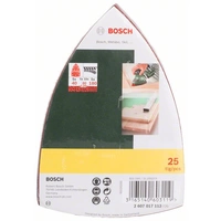 Bosch Accessories 2607017112 Multischleifpapier-Set mit Klett, gelocht Körnung (num) 40, 80, 120, 180 (L x B) 102mm x 62.93mm Bosch Accessories 2607017112 Multischleifpapier-Set mit Klett, gelocht Körnung (num) 40, 80, 120, 180 (L x B) 102mm x 62.93mm