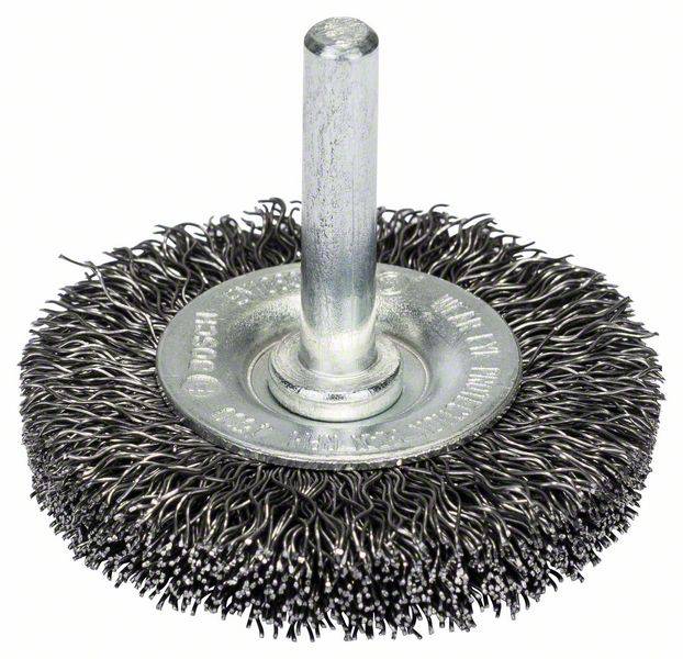 Bosch Accessories Stahl-Drahtbuerste Scheib75 x10mm/6 Schaft-Ø 6 mm 2607017120