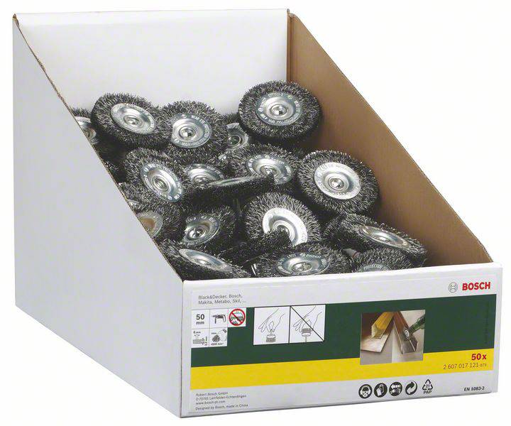 Bosch Accessories Stahl-Drahtbuerste Scheib 50x12 mm/6 mm