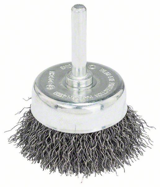 Bosch Accessories Stahl-Drahtbuerste Topf 50 mm/6mm Schaft-Ø 6 mm 2607017124