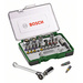 Bosch Accessories Promoline Jeu de clés à douille métrique 1/4" (6.3 mm) 27 pièces 2607017160