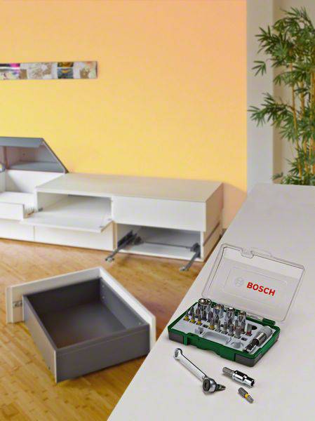 Bosch Accessories Promoline Steckschlüsselsatz metrisch 1/4" (6.3 mm) 27teilig 2607017160