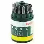 Bosch Accessories Promoline 2607019454 Bit-Set 10teilig Schlitz, Kreuzschlitz Phillips, Kreuzschlitz Pozidriv Bosch Accessories Promoline 2607019454 Bit-Set 10teilig Schlitz, Kreuzschlitz Phillips, Kreuzschlitz Pozidriv