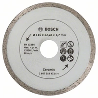 Bosch Accessories 2607019472 Diamanttrennscheibe Durchmesser 115 mm 1 St. Bosch Accessories 2607019472 Diamanttrennscheibe Durchmesser 115 mm 1 St.