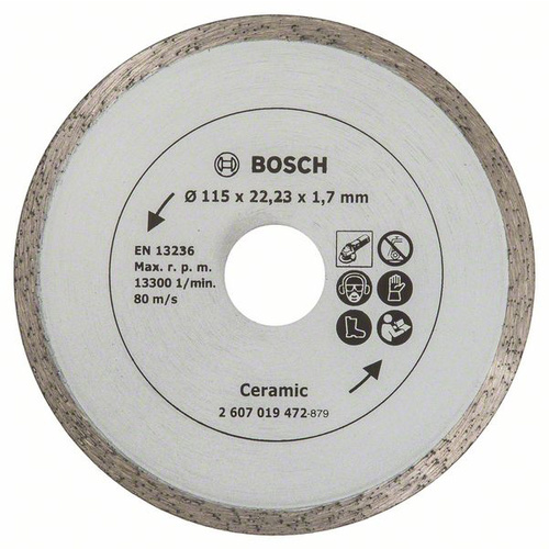 Bosch Accessories 2607019472 Diamanttrennscheibe Durchmesser 115mm 1St.