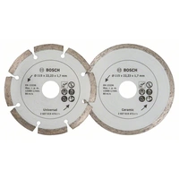 Bosch Accessories 2607019478 Diamanttrennscheibe 2St. Bosch Accessories 2607019478 Diamanttrennscheibe 2St.