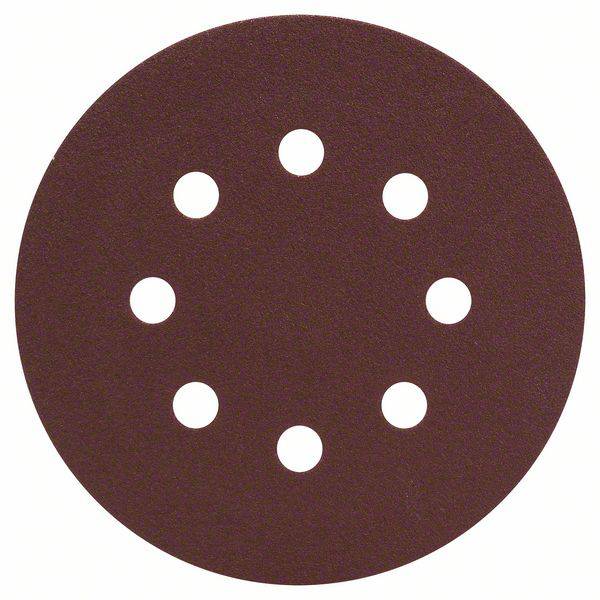 Bosch Accessories 2607019494 Exzenterschleifpapier mit Klett, gelocht Körnung (num) 120 (Ø) 125 mm