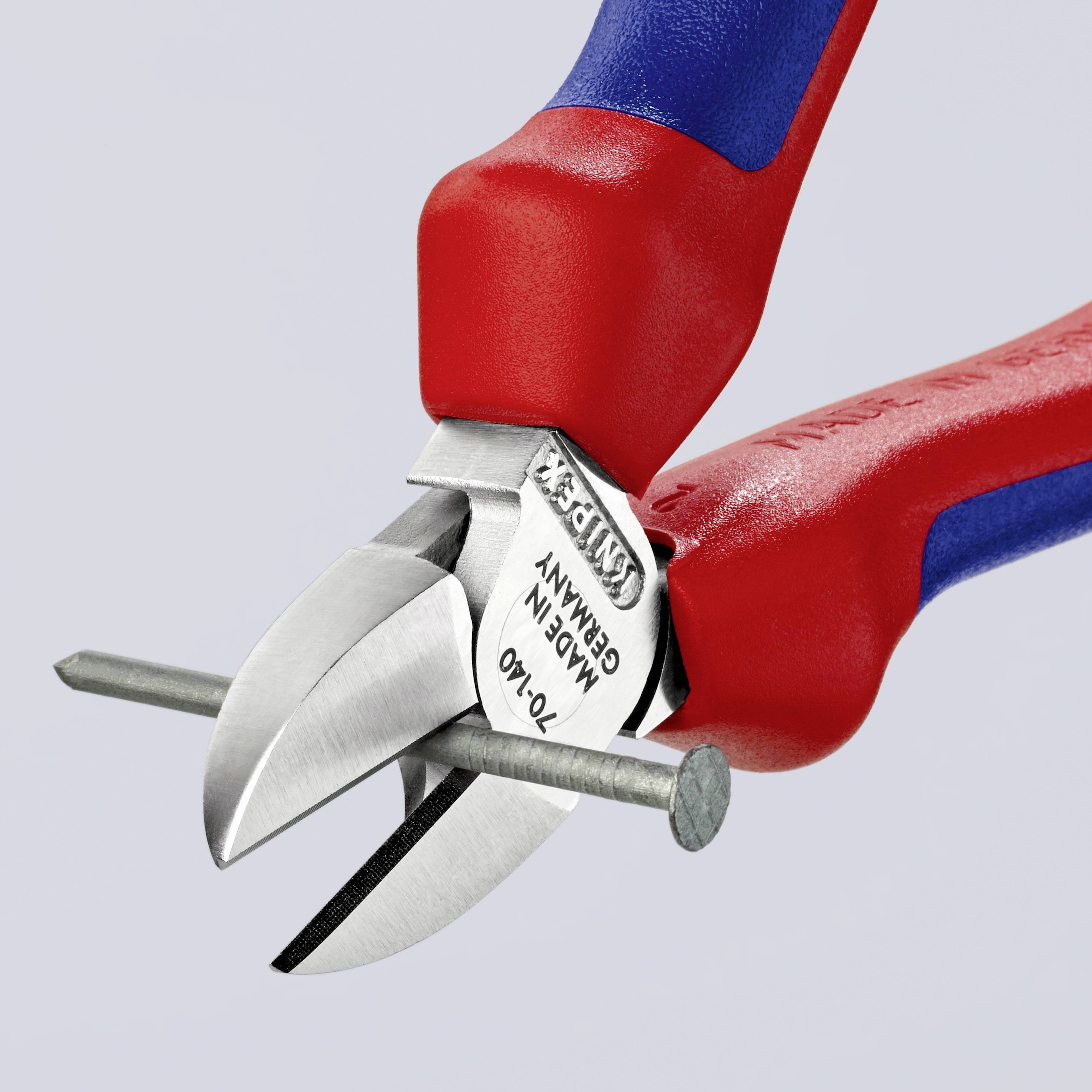Knipex 70 05 140 Werkstatt Seitenschneider mit Facette 140mm