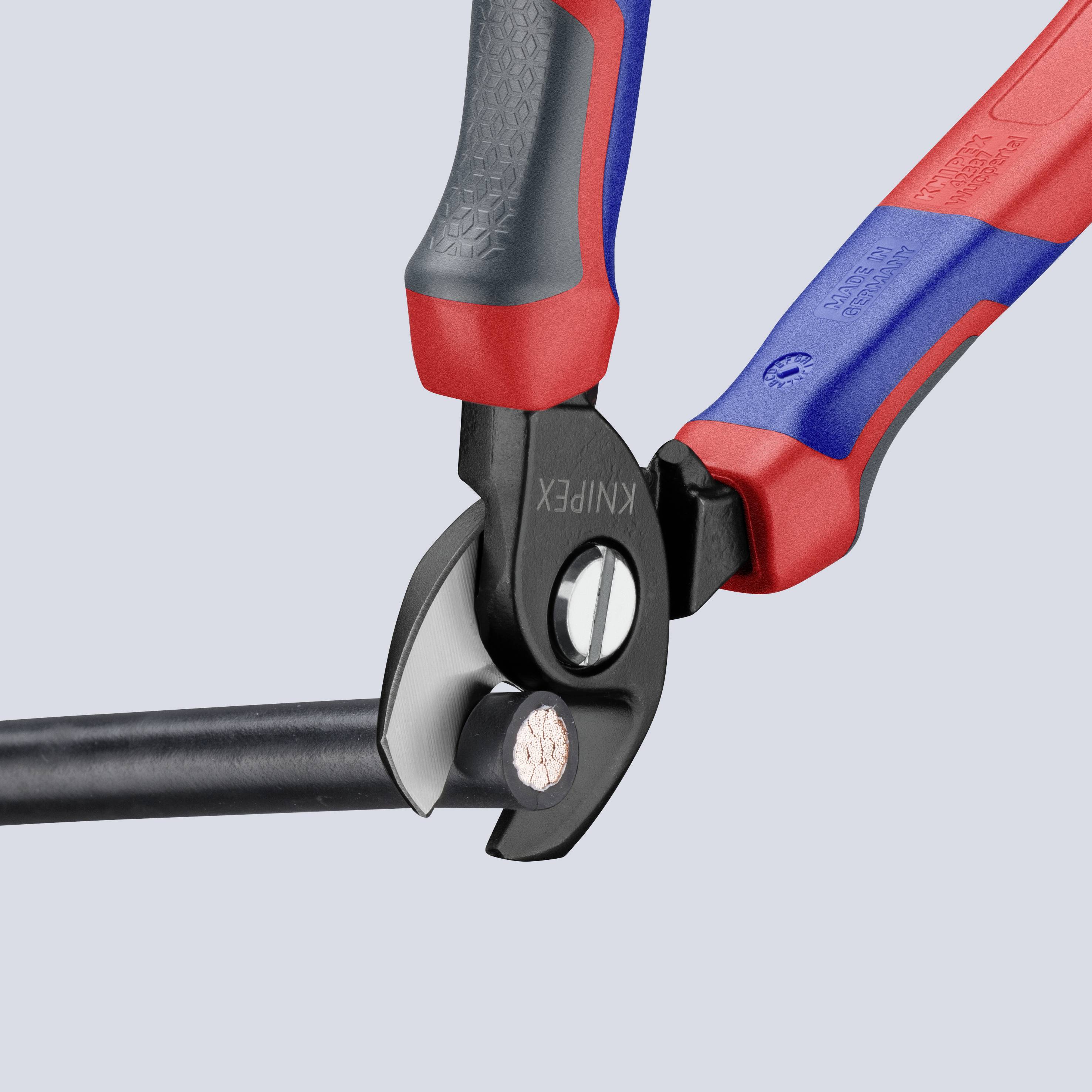 Knipex 95 12 165 Kabelschere Geeignet für (Abisoliertechnik) Alu- und Kupferkabel, ein- und mehrdrähtig 15 mm 50 mm² 0
