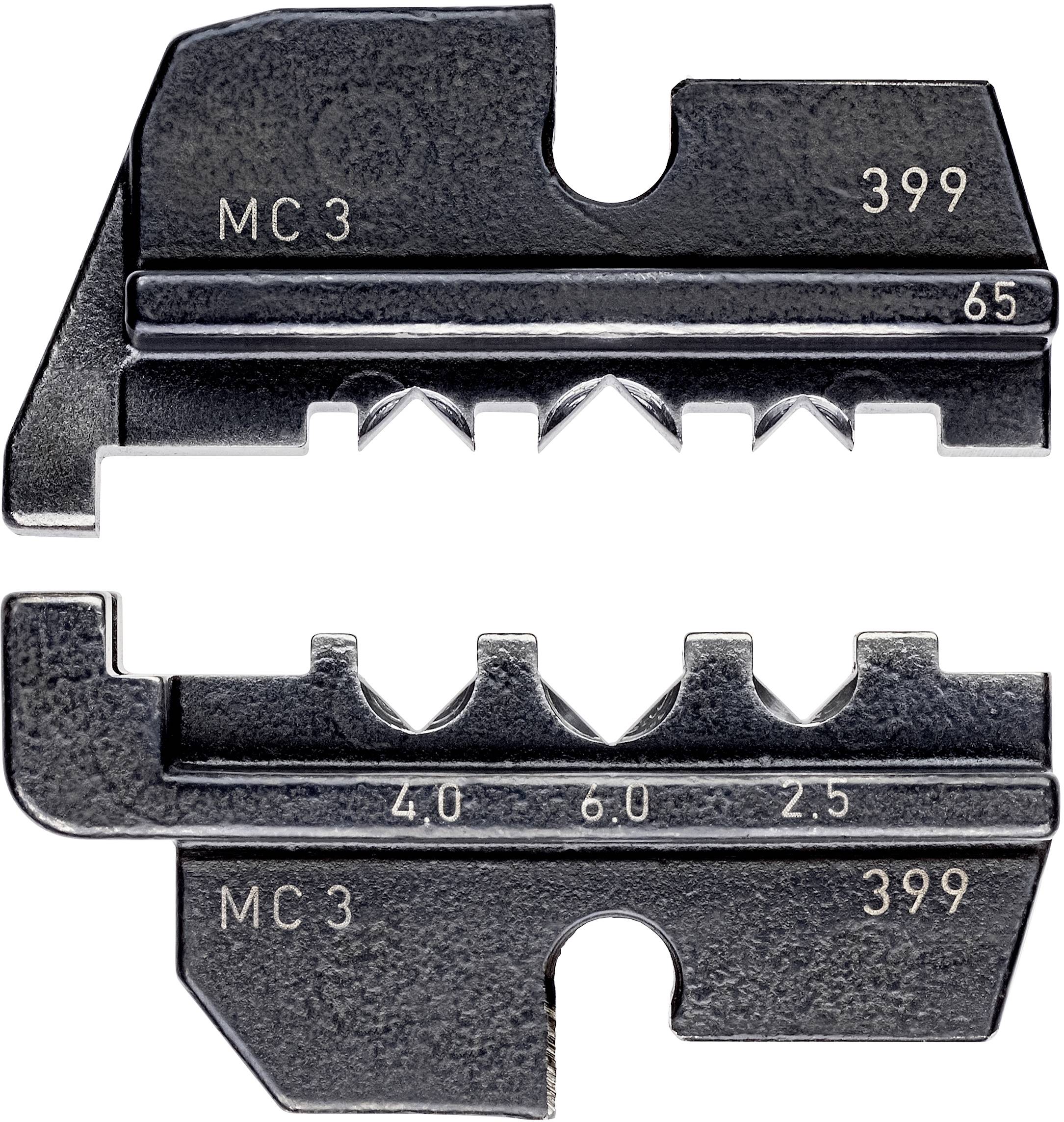 Knipex 97 49 65 Crimpeinsatz Solar-Steckverbinder geeignet für MC3 2.5 bis 6 mm² Passend für Marke