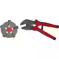 Knipex MultiCrimp 97 33 02 Crimpzange Unisolierte, offene Steckverbinder, Isolierte Kabelschuhe, Isolierte Steckverbinder Knipex MultiCrimp 97 33 02 Crimpzange Unisolierte, offene Steckverbinder, Isolierte Kabelschuhe, Isolierte Steckverbinder