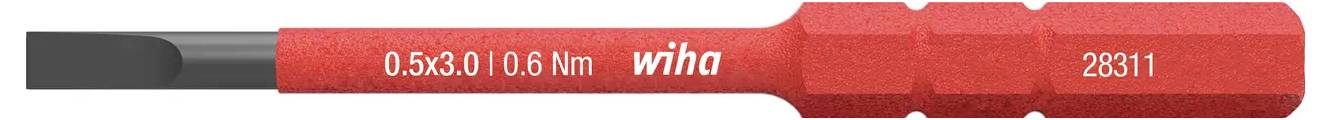 Wiha Werkstatt Schlitz Wechselklinge 3mm 75mm Passend für (Serie Schraubendreher) Wiha Torque