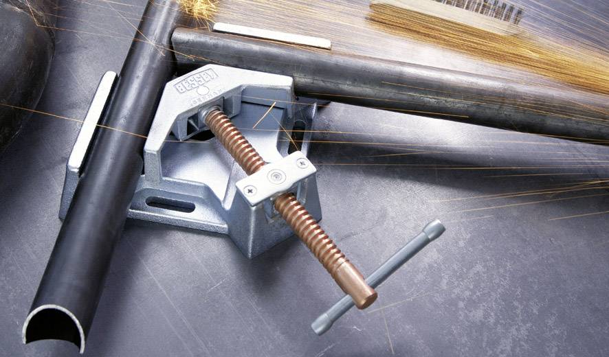 Bessey Metall-Winkelspanner WSM WSM12 Spann-Weite (max.):120mm Ausladungs-Maße:100mm