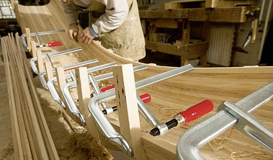 Ganzstahlschraubzwinge GZ Spann-W.250mm A.120mm Holzgriff BESSEY