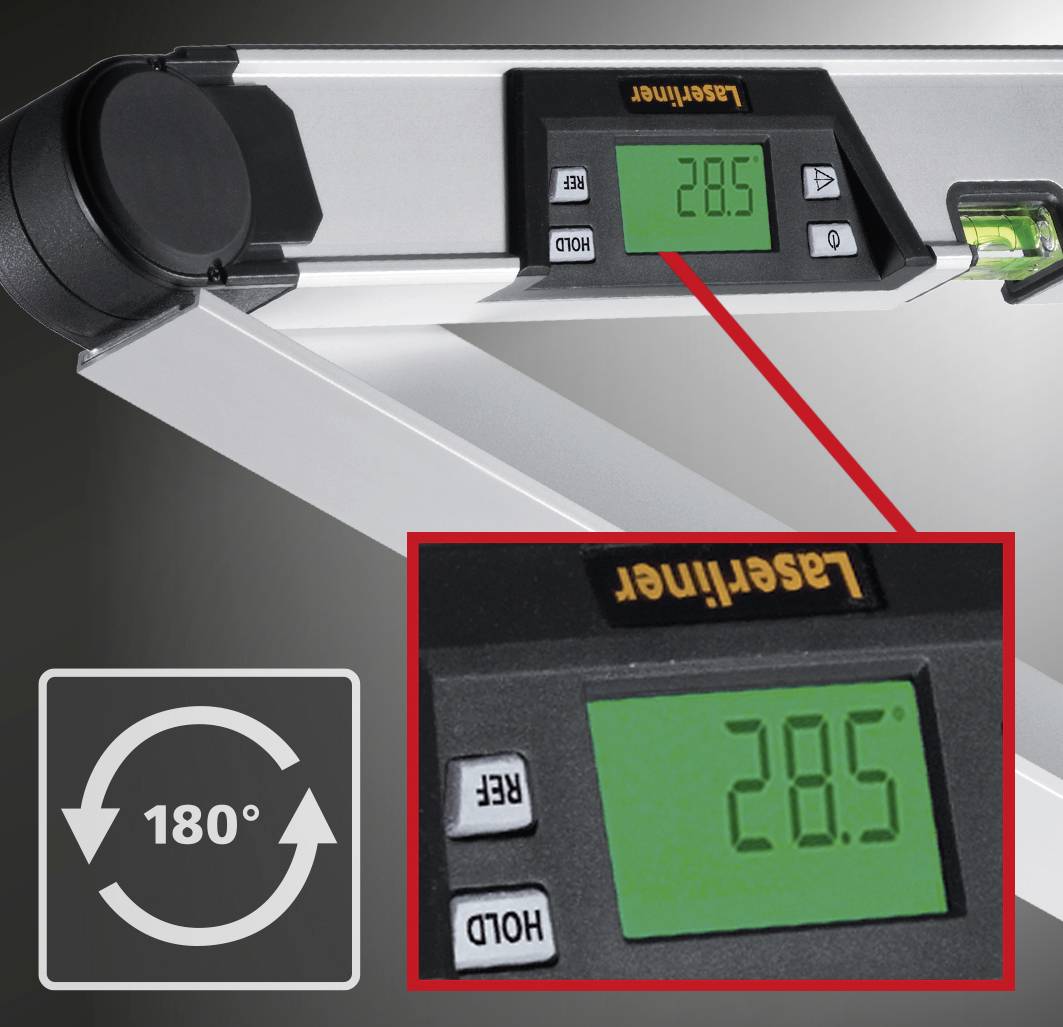 Laserliner ARCOMASTER 60 075.131A Digitaler Winkelmesser 600mm 220°