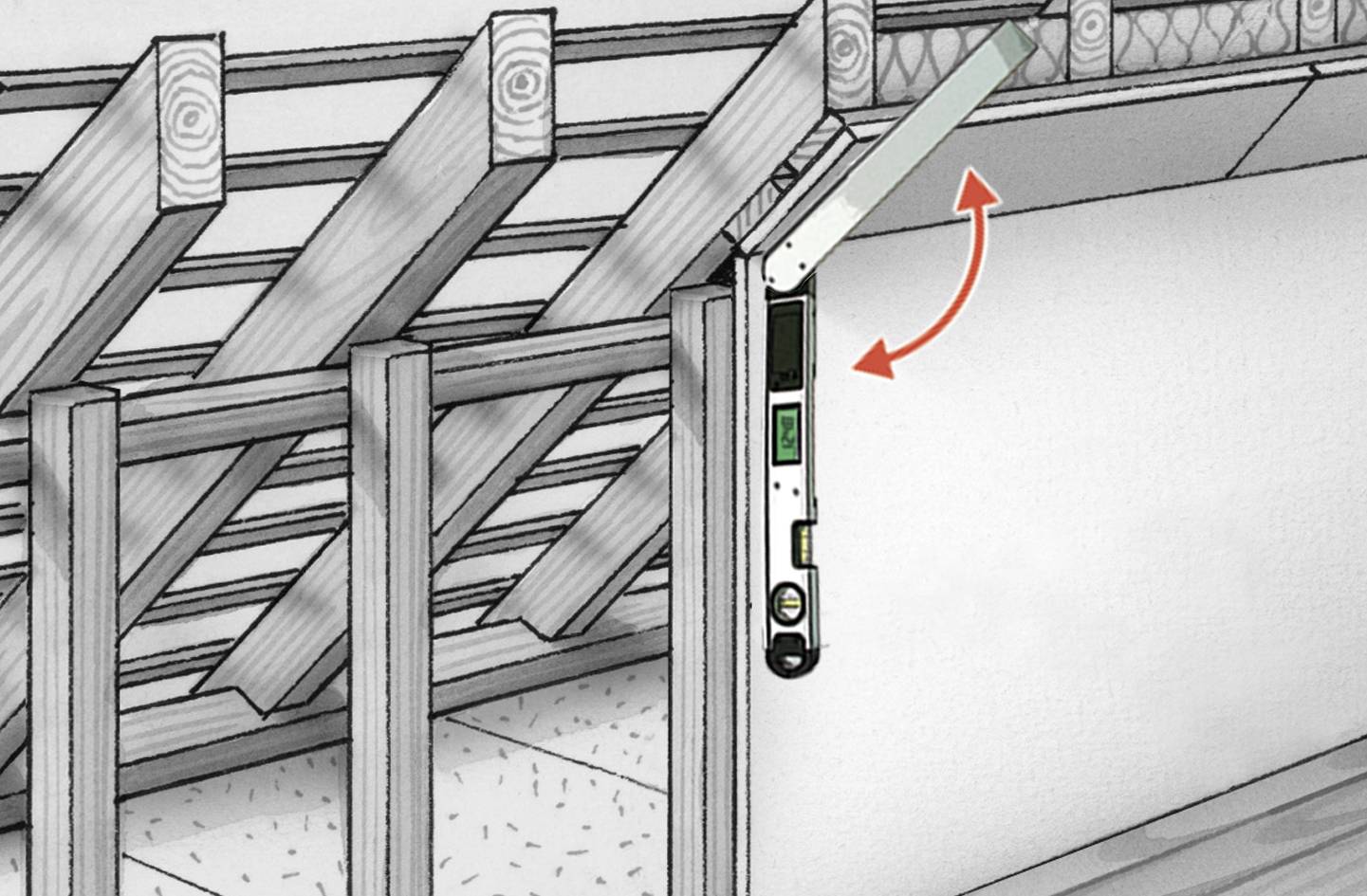 Laserliner ARCOMASTER 60 075.131A Digitaler Winkelmesser 600mm 220°