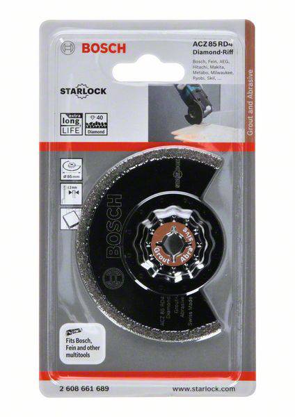 Bosch Accessories 2608661689 ACZ 85 RD Diamant Segmentsägeblatt 85mm 1St.
