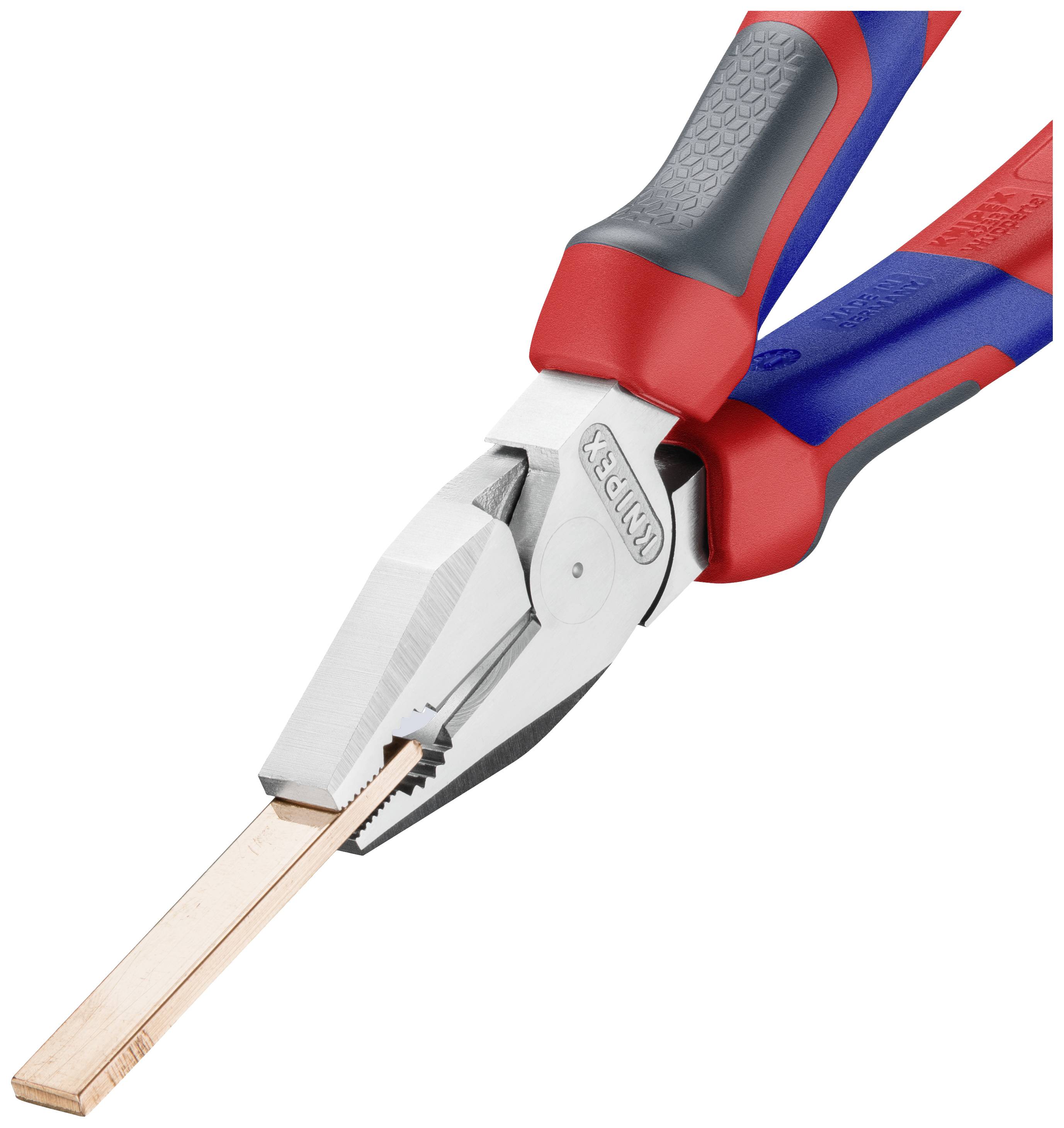Knipex 02 05 180 Werkstatt Kraft-Kombizange 180mm DIN ISO 5746