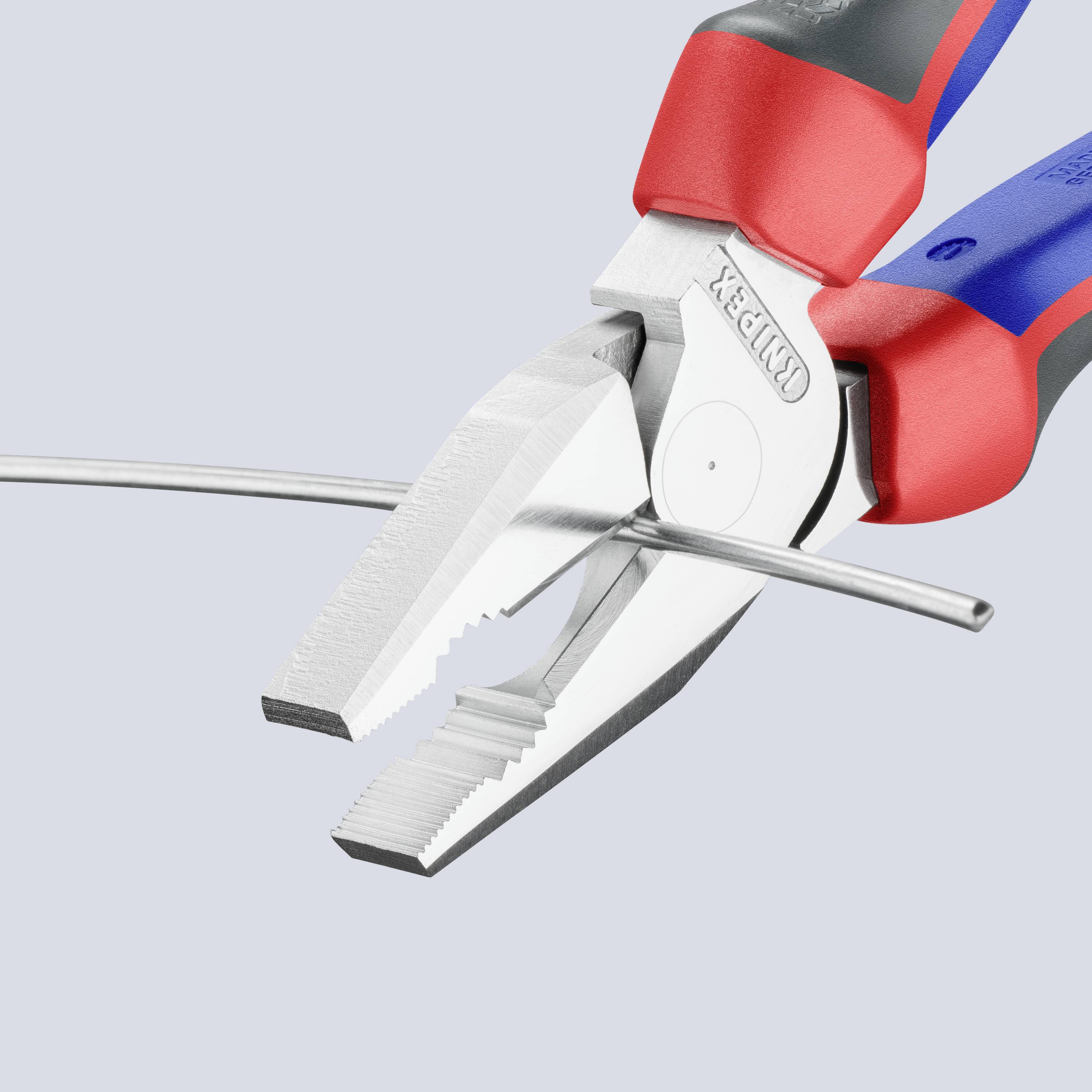 Knipex 02 05 225 Werkstatt Kraft-Kombizange 225 mm DIN ISO 5746