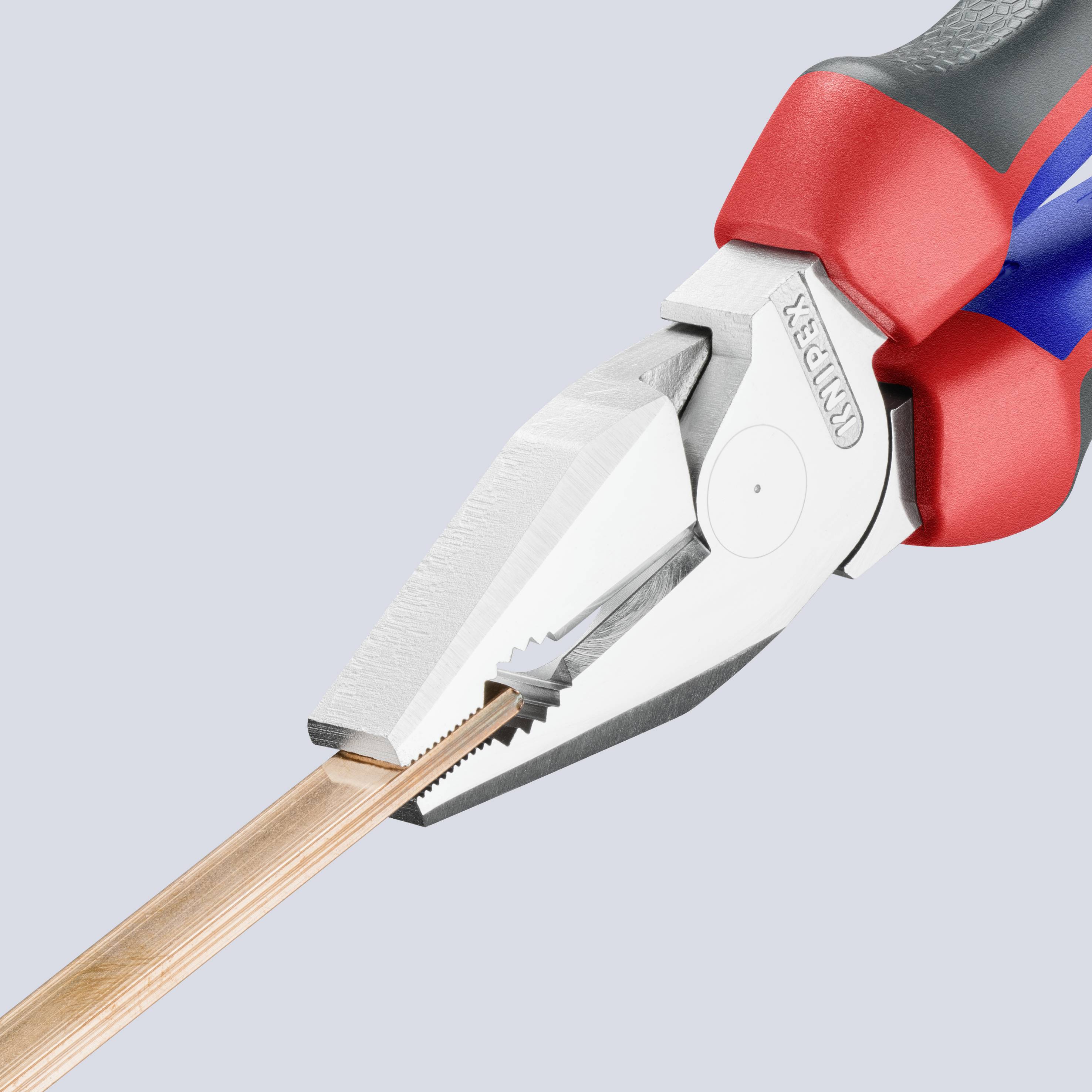 Knipex 02 05 225 Werkstatt Kraft-Kombizange 225 mm DIN ISO 5746