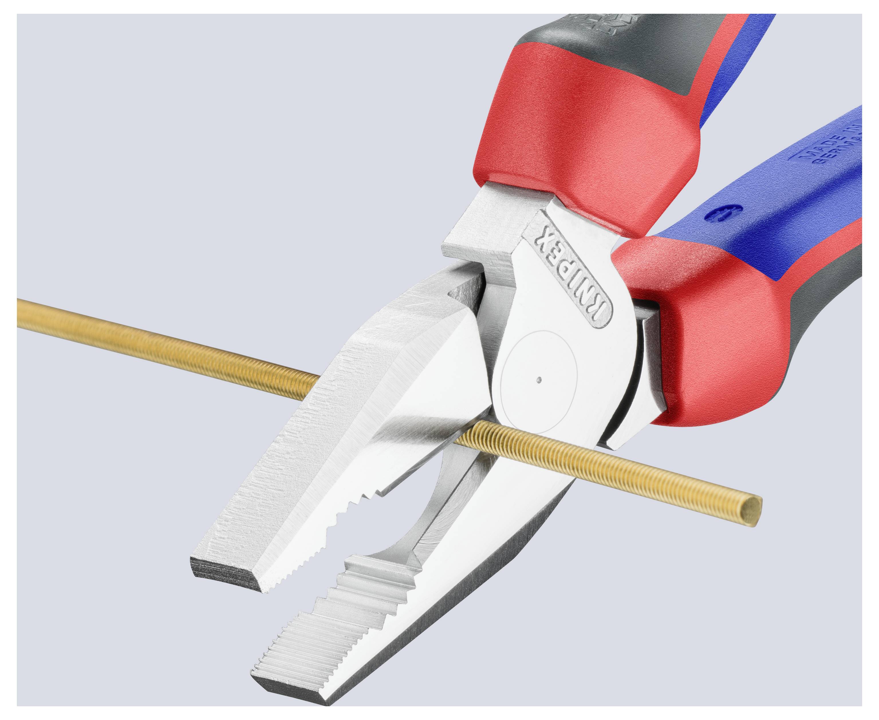 Knipex 02 05 225 Werkstatt Kraft-Kombizange 225 mm DIN ISO 5746