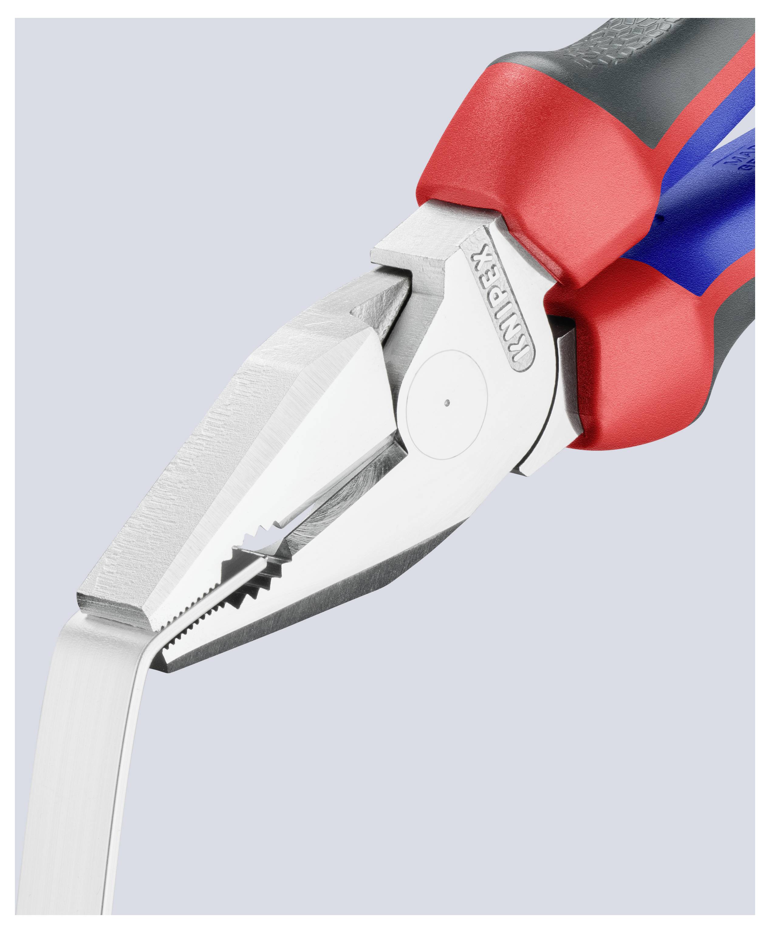 Knipex 02 05 225 Werkstatt Kraft-Kombizange 225mm DIN ISO 5746