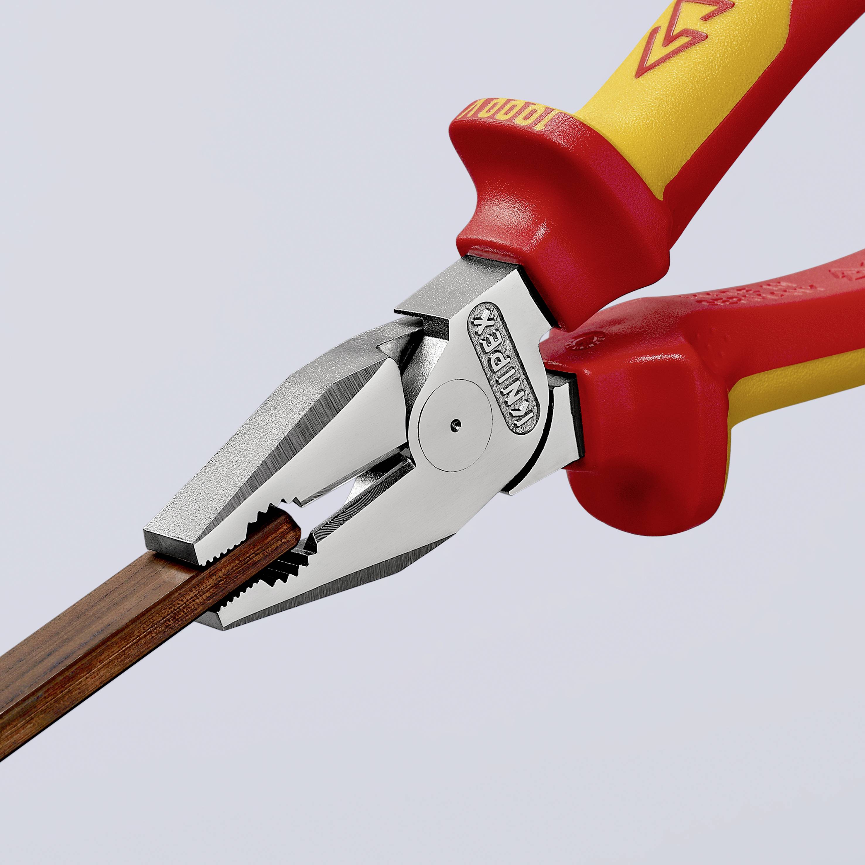 Knipex 02 06 225 VDE Kraft-Kombizange 225 mm DIN ISO 5746, DIN EN 60900