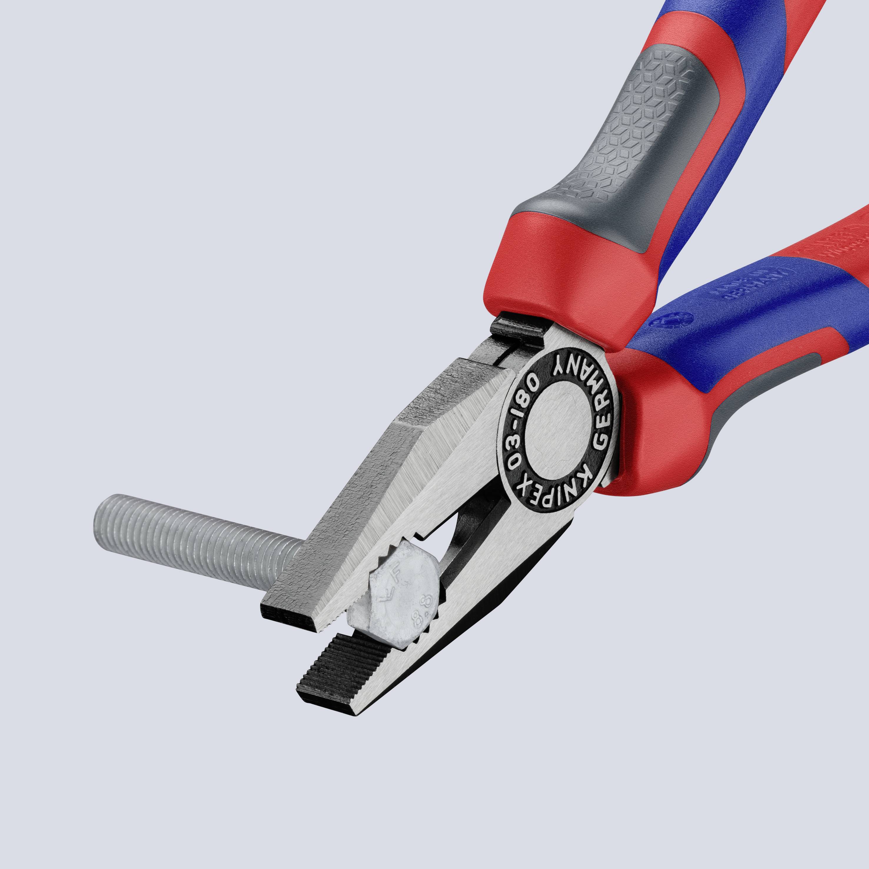 Knipex 03 02 180 Werkstatt Kombizange 180mm DIN ISO 5746