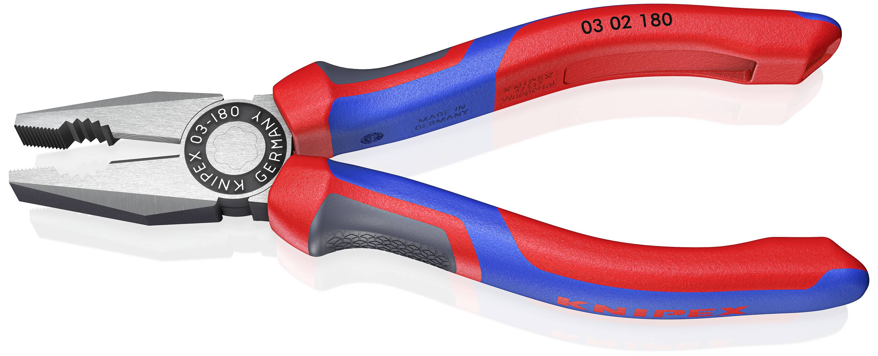 Knipex 03 02 180 Werkstatt Kombizange 180mm DIN ISO 5746