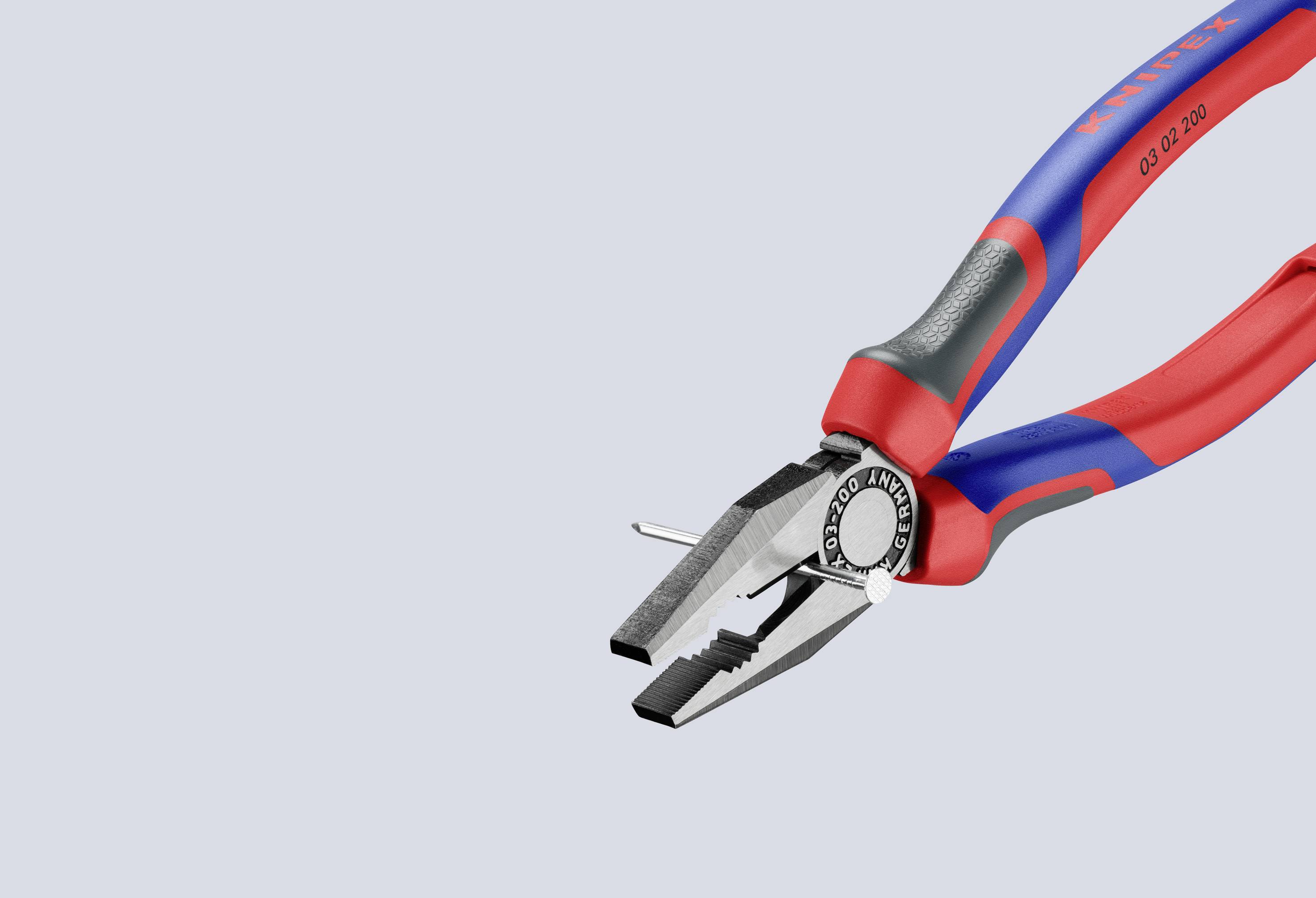 Knipex 03 02 200 Werkstatt Kombizange 200 mm DIN ISO 5746